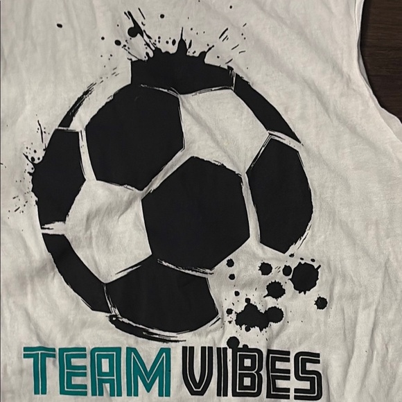 4/$20 H&M White boys Casual Tank Top, size 12-14, soccer team vibes sale - Picture 4 of 5